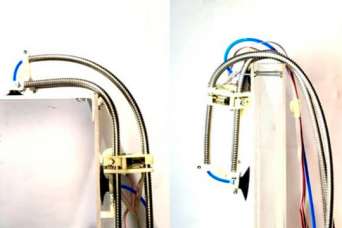 Создан робот-спасатель из шлангов для душа, который способен ползать по стенам. Видео