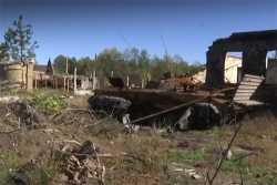 В Святогорске не осталось ни одного целого здания