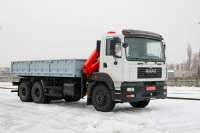 Черкасский завод оснастил манипуляторами бескапотные КрАЗы