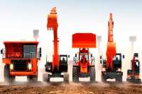 Как строительная техника работает в сельском хозяйстве. Видео