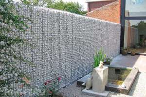 Как сделать ограждение для сада - габион - своими руками. Фото