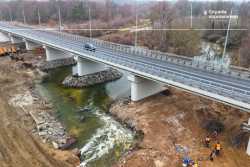 На Київщинi вiдновили ключовий транспортний коридор