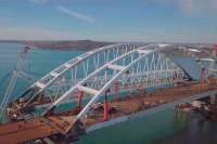 Самая последняя съемка Керченского моста: несколько часов назад. Видео