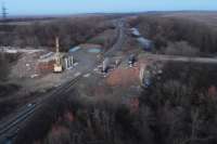 Под Донецком восстанавливают разрушенный боевиками мост