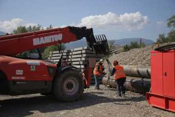На Тересвi будують тимчасовий мiст