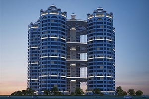 Запроектирован оригинальный жилой комплекс из 5-ти высоток