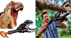 Курьезы: изобретен новый инструмент - пила-тиранозавр. Видео