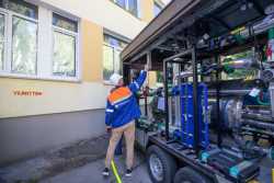 Київ збiльшив кiлькiсть пересувних мобiльних котелень