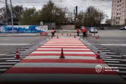 У Запорiжжi улаштували 11 пiдвищених переходiв