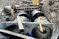 У Днiпрi продовжують аварiйний ремонт колектору для боротьби из пiдтопленням