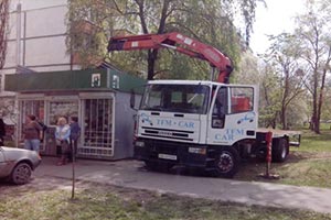 Оптовая цена сноса киосков в Киеве – 3,99 тыс. грн.