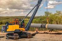 Volvo представила новый полноповоротный трубоукладчик