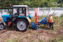 На житомирських дорогах проводять роботи з полiпшення оглядовостi