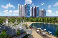 В строящемся ЖК в Киеве начали обустраивать набережную