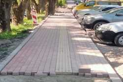 У Тернополi понижують дiлянки на пiшохiдному переходi