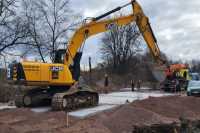 На трасi М-21 у Житомирськiй областi розпочали ремонт мосту