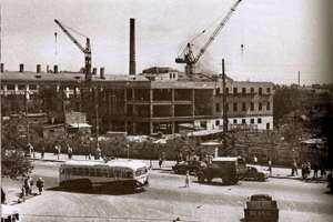 Как строили Киевский Центральный автовокзал. Фото