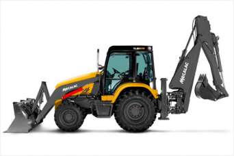 В Украине появился универсальный экскаватор-погрузчик Mecalac. Видео