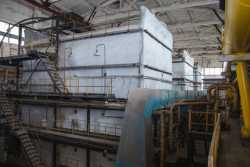 На станцiї теплопостачання у Святошинському районi реконструюють водогрiйний котел