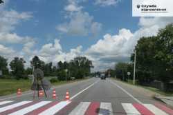 На iвано-франкiвськiй дорозi оновлено пiшохiднi переходи