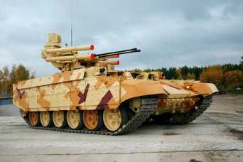 Россия направила в Украину боевые машины поддержки танков «Терминатор»