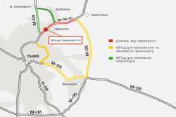 Бiля Львова на ремонт закривають мостовий перехiд