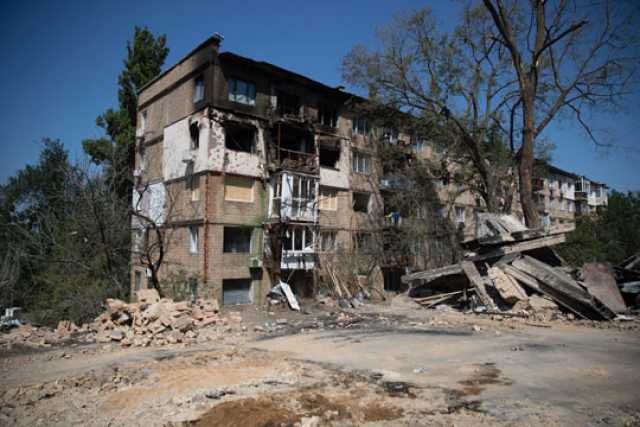 У Києвi обстежать пошкоджений росiйською ракетою житловий будинок