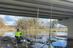 На Львiвщинi вiдремонтованiй мiст перевiрили на мiцнiсть