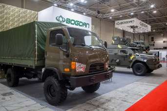 На выставке вооружений показана военная техника украинского производства