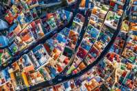 Яркие цвета городов свысока