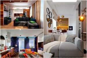 18 самых красивых вариантов объединения кухни и гостиной. Фото