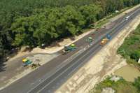 В Черниговской области ремонтируют международную трассу