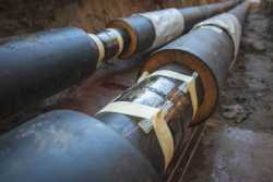 У Киевi поблизу пр. Берестейського вiдремонтували тепломережу