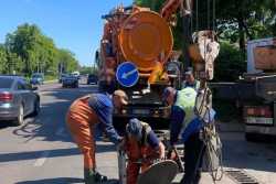 У Львовi прочистили найстарiший коллектор