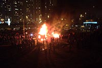 В очередной строительной драке в Киеве пострадали 15 милиционеров