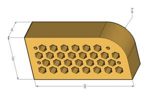 В Украине представлен отечественный кирпич сложной формы