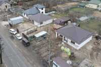 На вулицi Вокзальної у Бучi вiдновлено вже 50 будинкiв