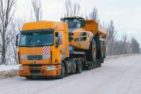 В Украине появились новые сочлененные самосвалы Volvo A45