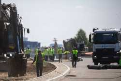 До осенi у Києвi вiдкриють вiдремонтовану дiлянку Великої Кiльцевої