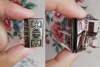 Миниатюрные книги-дома можно будет делать собственноручно