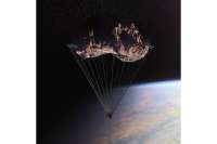 Сверхвысокий небоскреб свесят из космоса