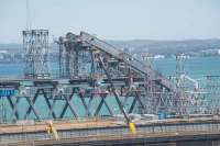 Самая последняя съемка Керченского моста. Видео