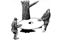 Изобретена оригинальная машина для колки дров. Видео