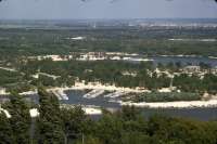 Киев в 60-х годах - без Троещины, Лесного массива и Оболони. Фото