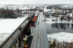 Поблизу Чернiгова будують унiкальний мiст