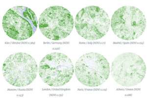 Самые зеленые города по версии спутника