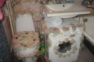 Строительный прикол: квартира с меховым унитазом. Фото