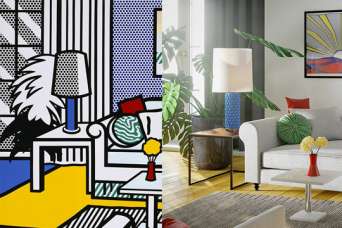 6 комнат со знаменитых картин оживили