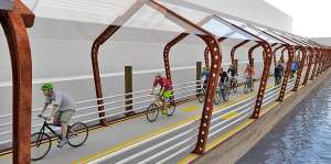 Спроектированы плавучие велодорожки на солнечной энергии