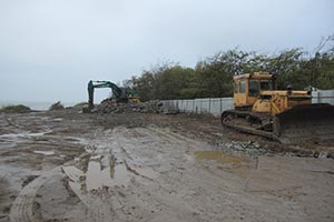 Под Одессой самовольно застроили пляж